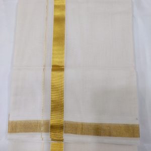 ALK-DHO-004 - Light Zari dhothi